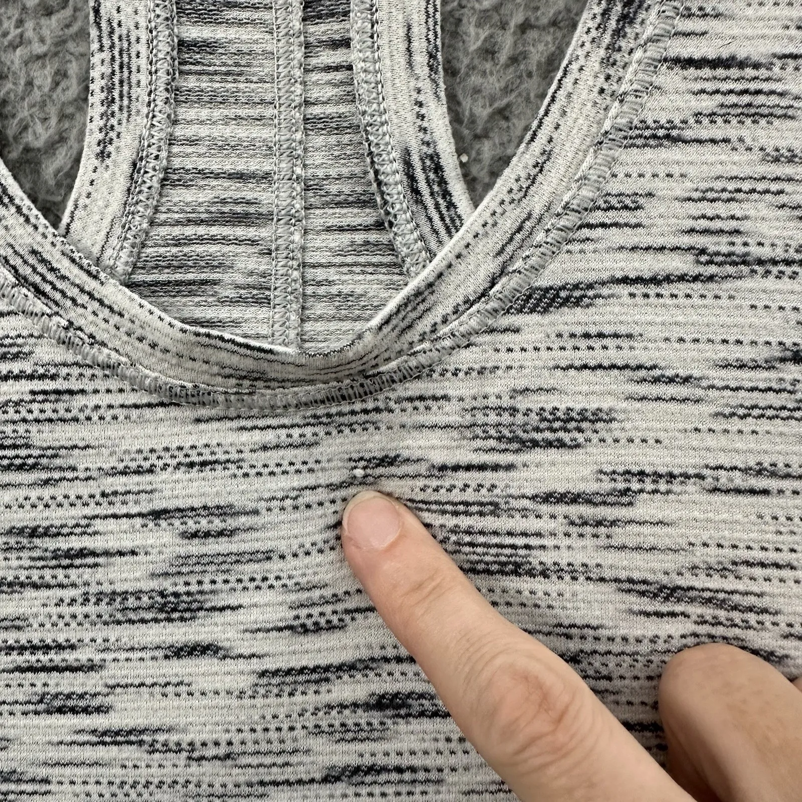 Lululemon Tie It Up‎ Singlet Tank Top Athletic Athleisure Yoga Space Dye Women 4 - Image 2