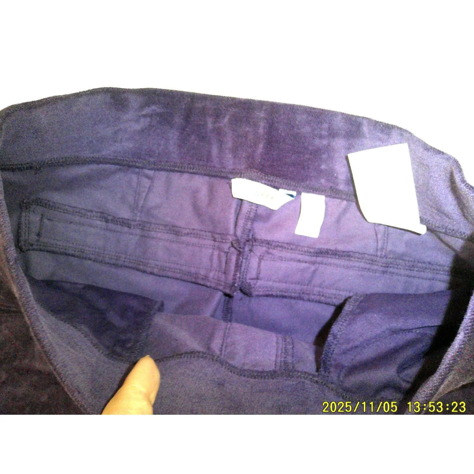 New Stretch Velvet Straight Leg Pull - Image 5