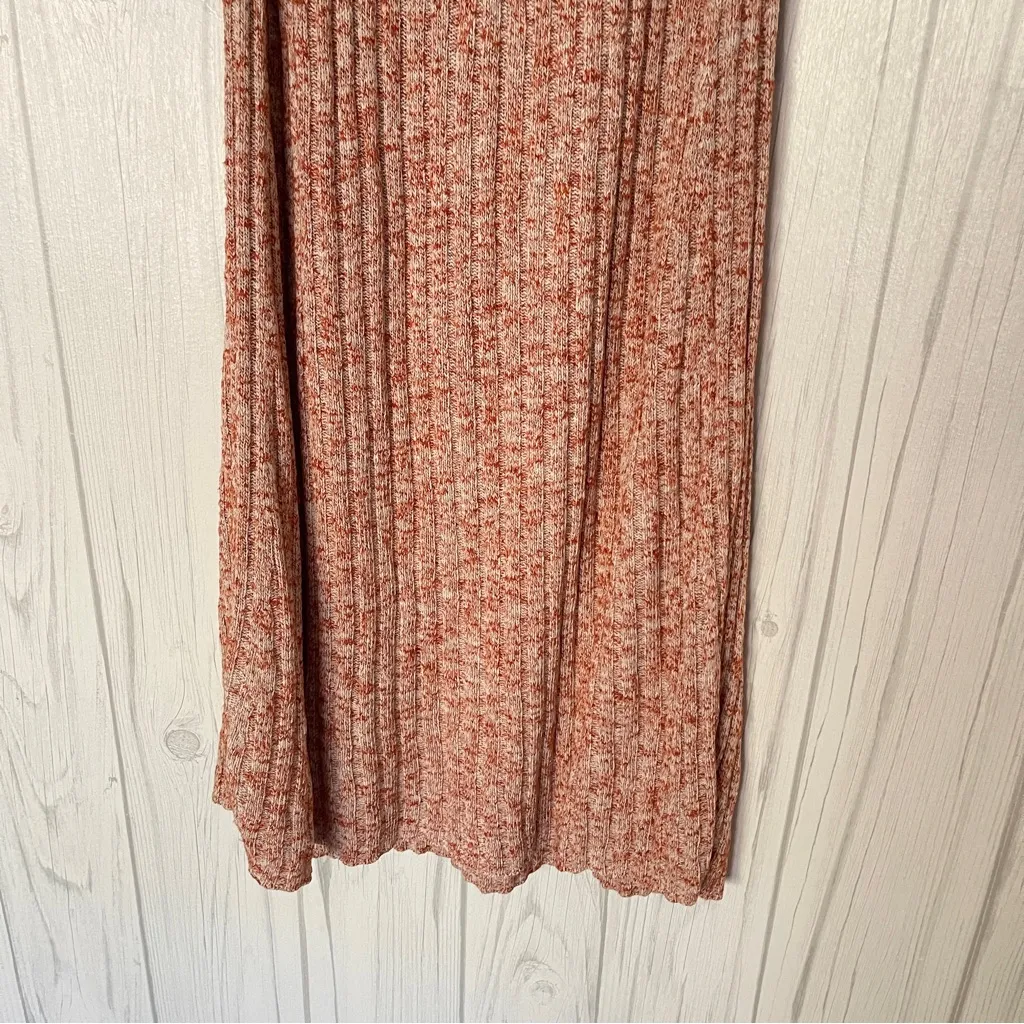 FREE PEOPLE Better Days Ribbed Knit Midi / Maxi Skirt in Brown, XS - Image 9