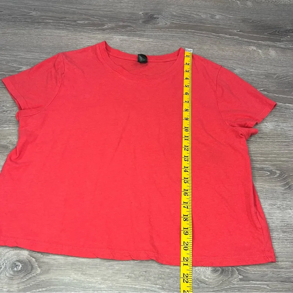 Wild Fable Short Sleeve Top Rosy Red Size Large - Image 4