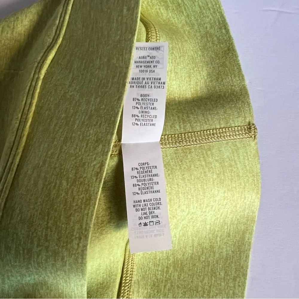 OFFLINE By Aerie The Hugger Racerback Sports Bra Batalia Green Size M NEW - Image 9