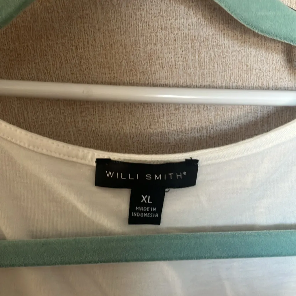 FINAL MARKDOWN Willi Smith Cap Sleeve Embellished Tee xl - Image 3