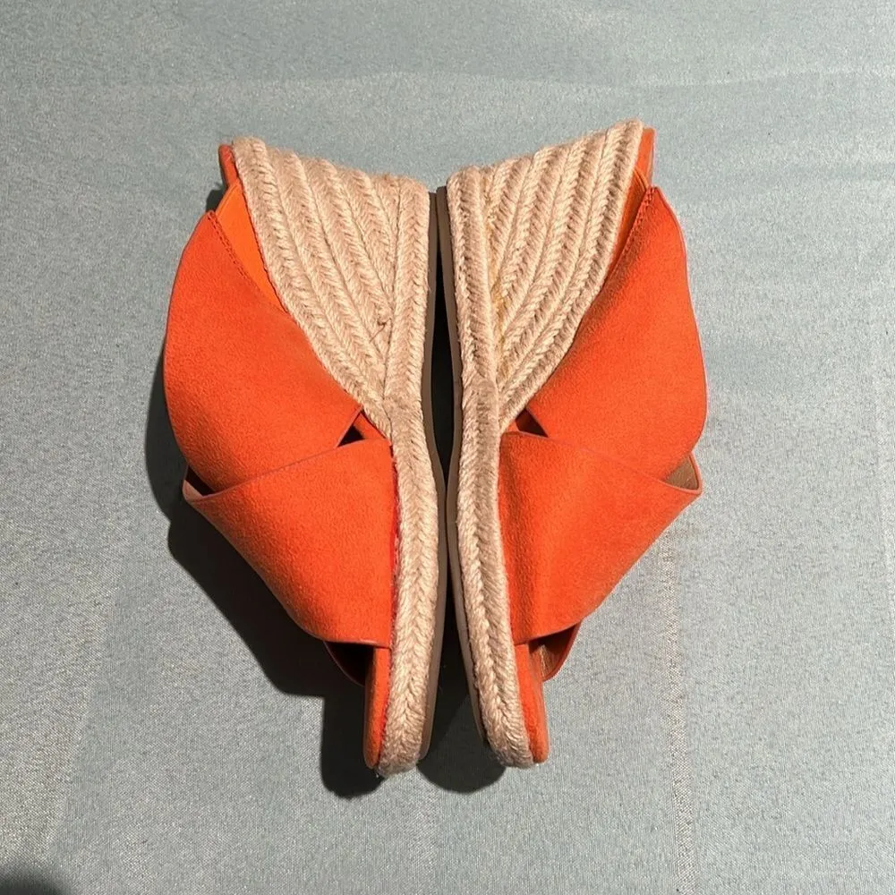 Andrew Geller Kimber Wedge Sandals Size 7.5 B33 - Image 6