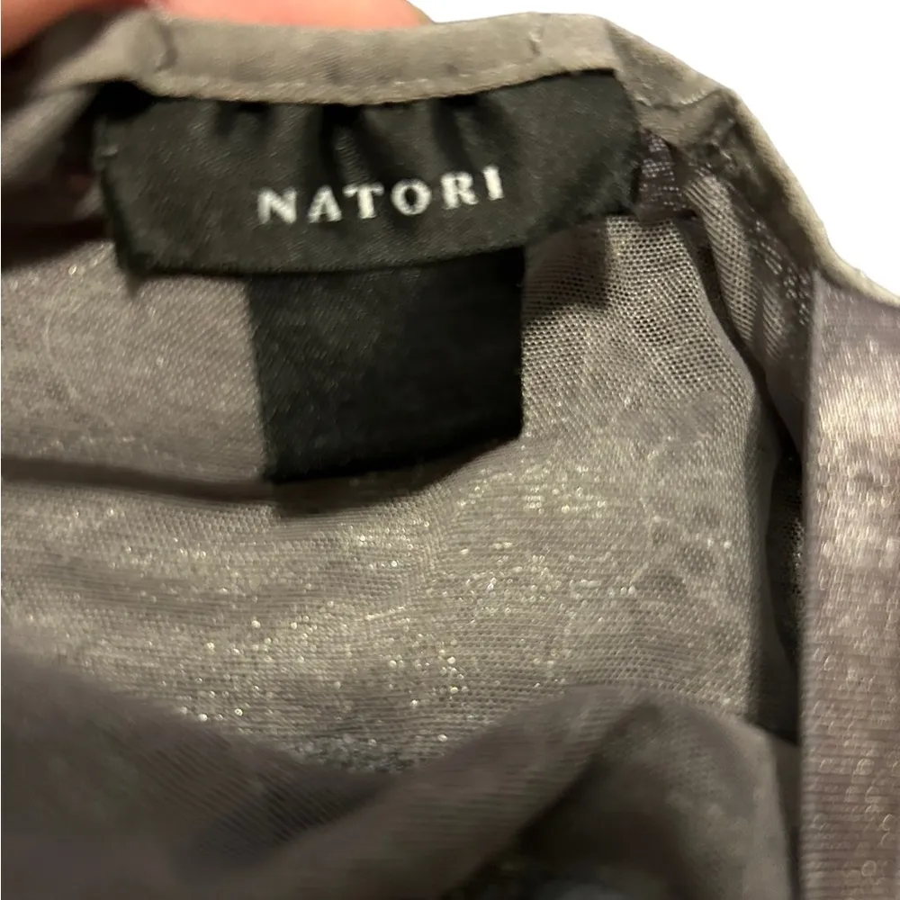 Natori grey lace cami top size xs - Image 8