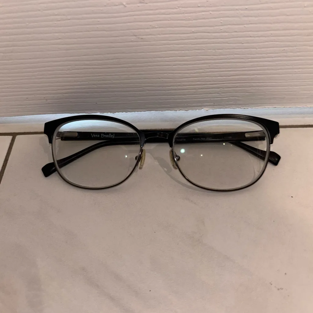 Vera Bradley Rosanna Paisley Noir 52-17-135 Glasses - Image 4