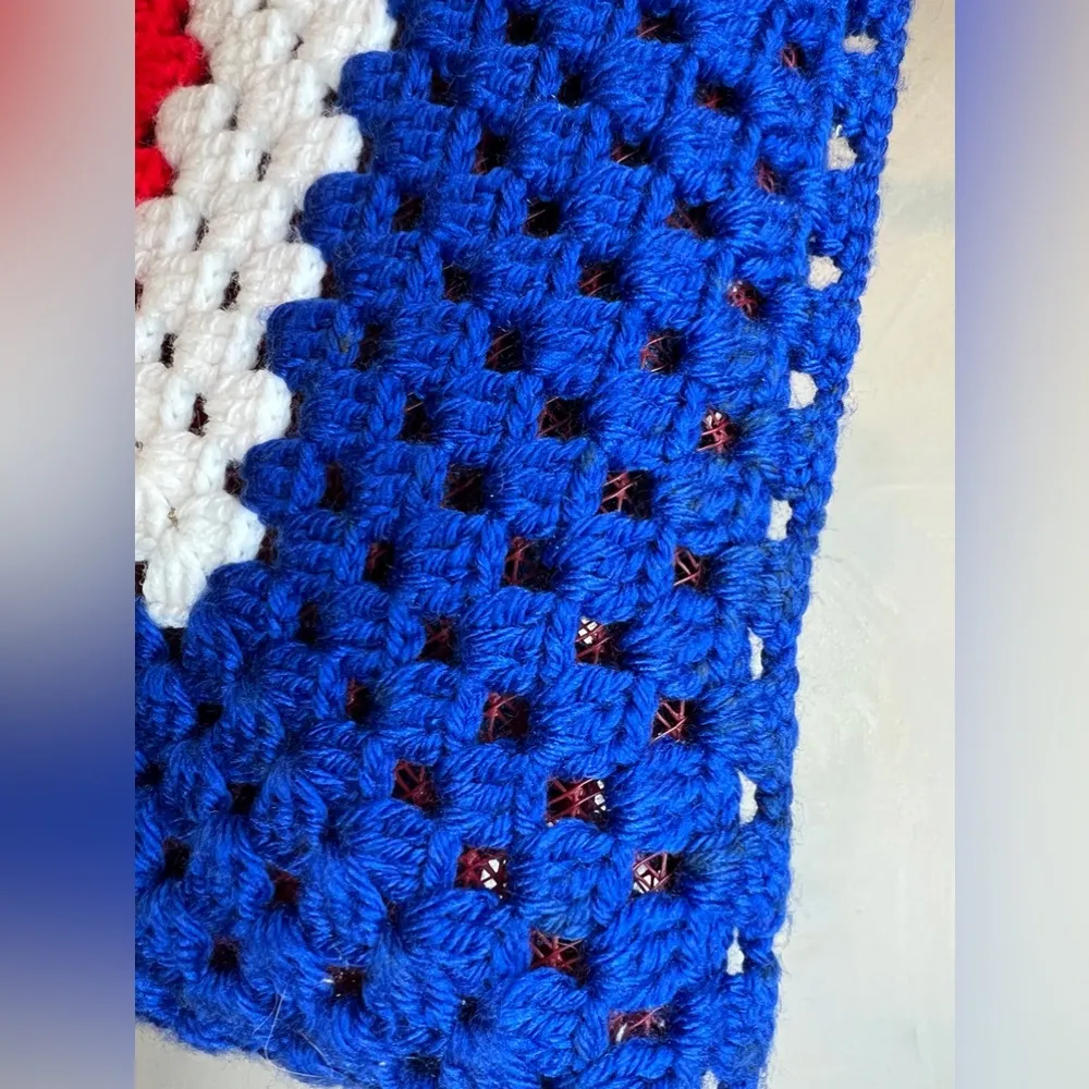 Womens Handmade Crochet/motif Knit granny square chic Granny - Image 14