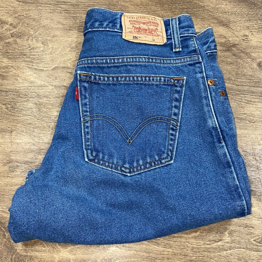 550 blue jean shorts size 10 - Image 7