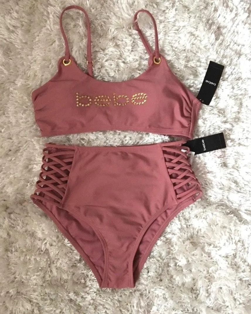 NWT  mauve two piece swim suit - Image 3