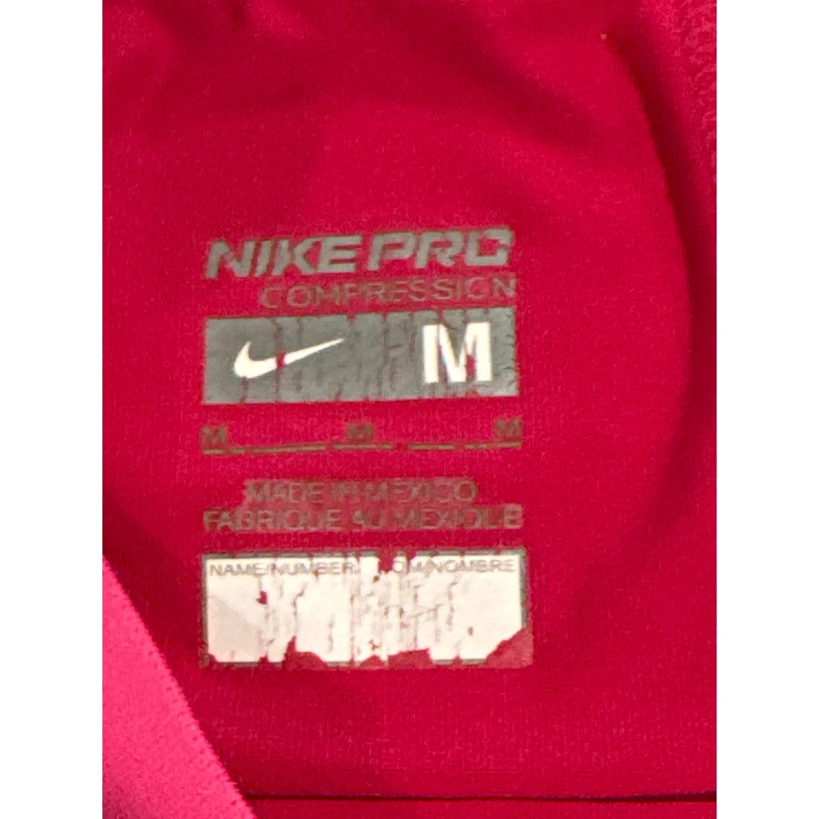 Nike Pro Compression Training Shorts Womens Medium Pink Running Fitness‎ - Image 3