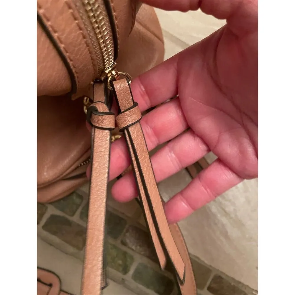 Sole Society Mason Blush Pink Vegan Leather Weekender Duffle Bag large - Image 5