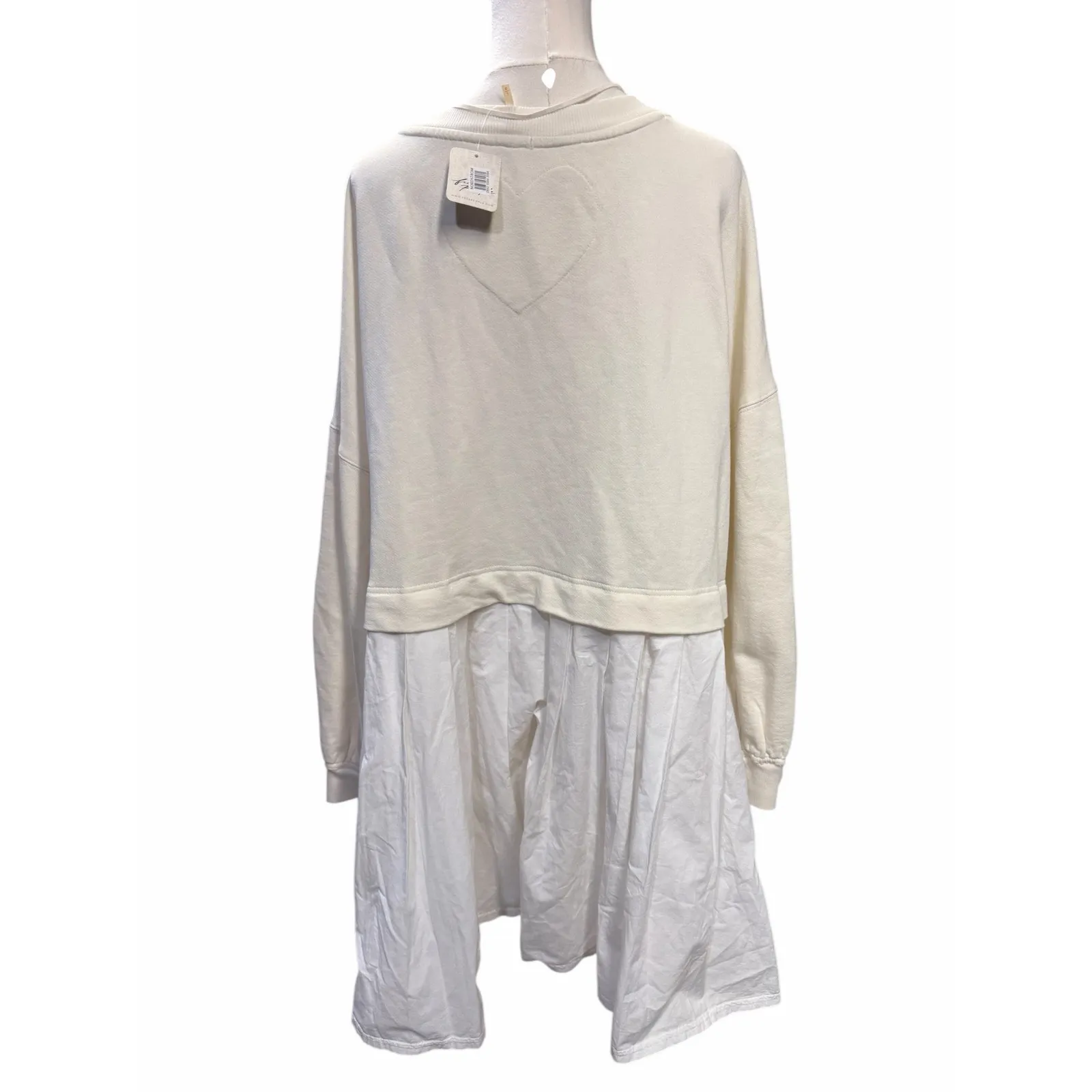 Free People Eleanor Layered Sweatshirt Minidress - Image 11