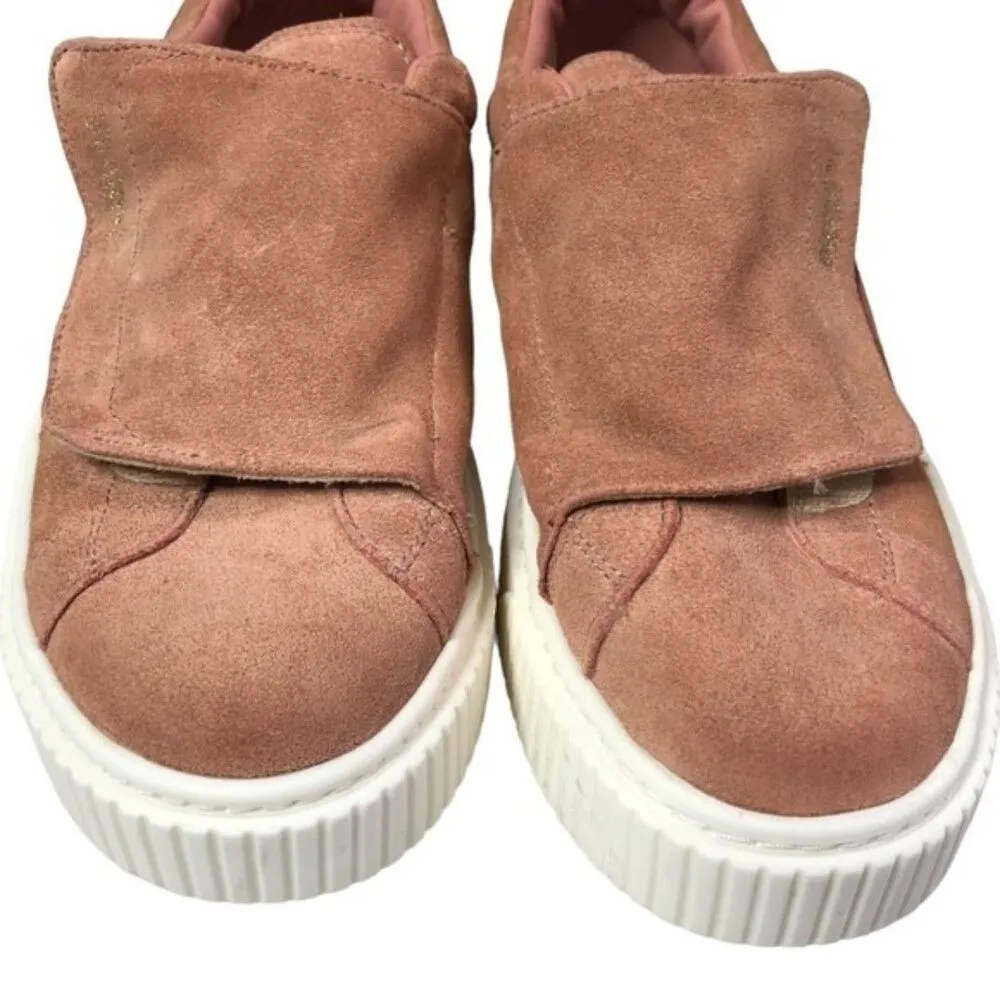 Puma  Women’s Suede Platform Big Velcro Strap in Cameo Brown - Image 5
