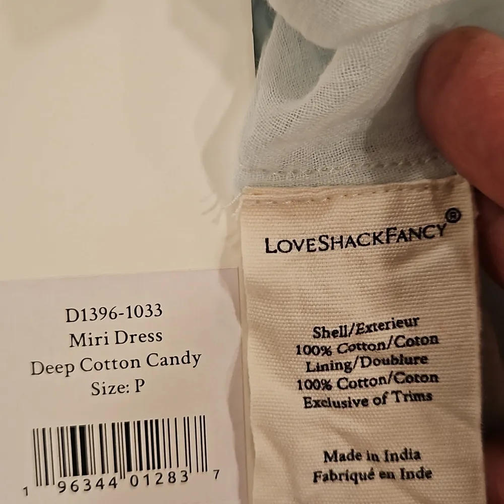 💕LOVESHACKFANCY💕 Miri Midi Dress ~ Deep Cotton Candy 1000% Cotton Size P NWT - Image 15