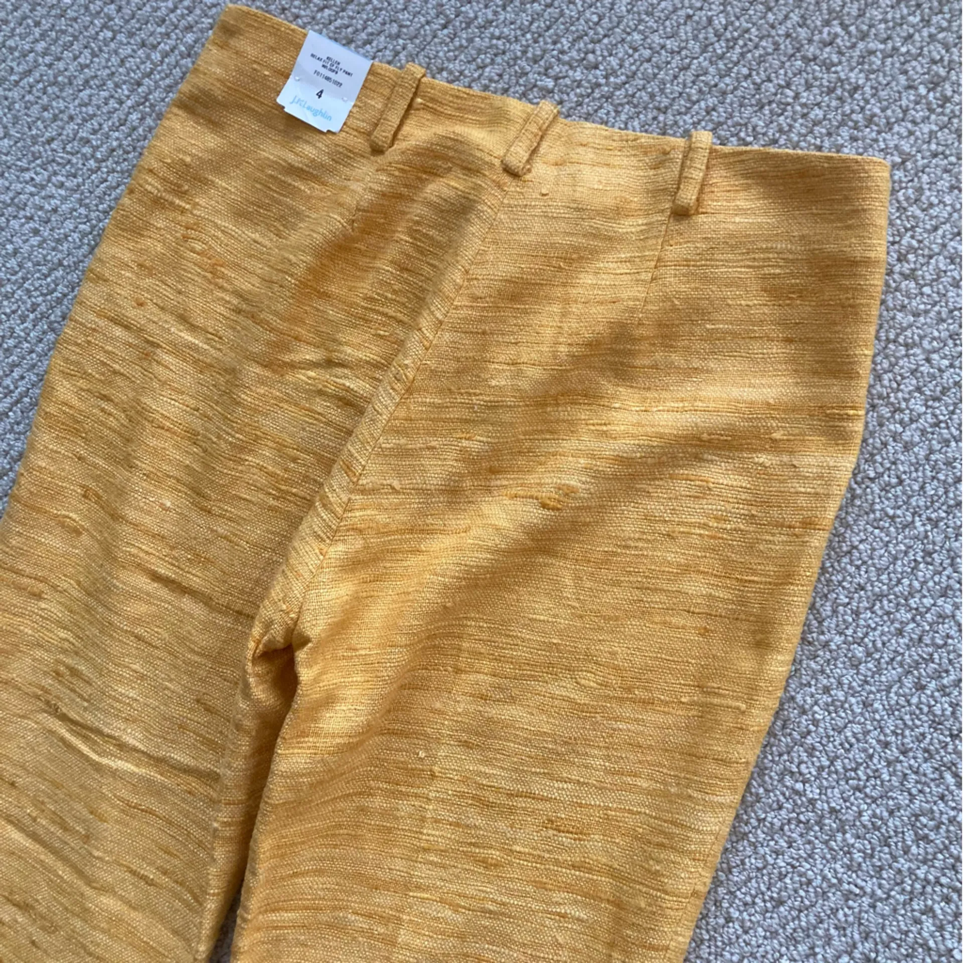 NEW J. McLaughlin Keller Relaxed Fit Clasp Fly Pant Trousers Marigold Size 4 NWT - Image 11