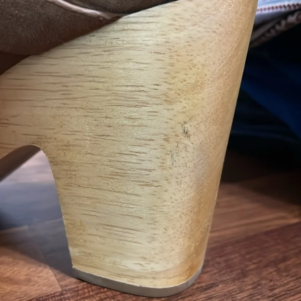 💖 Veronica Beard Brown Dacey Suede Heeled Clogs - Image 7