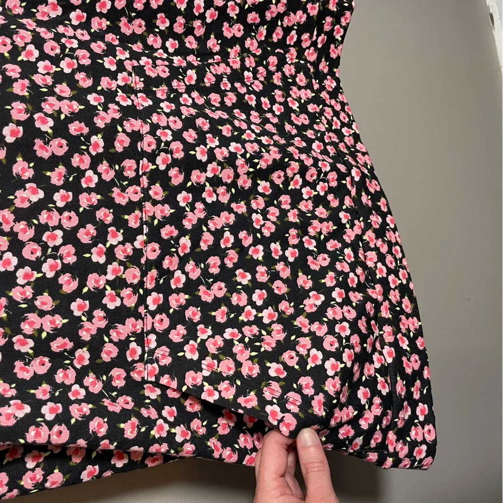 Sandy Liang X Target Women's Floral print Ruffle Hooded Sweatshirt - Image 7