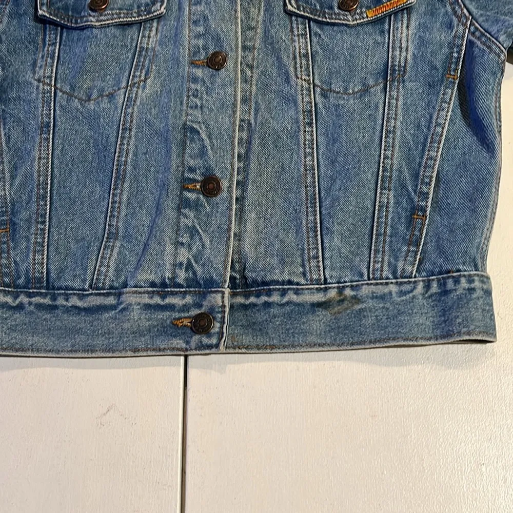 Vintage  jean jacket 80s - Image 13
