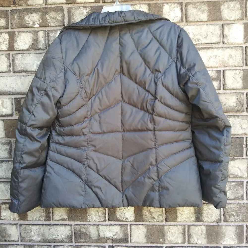 Kenneth Cole Gray Puffer jacket size large - Image 3