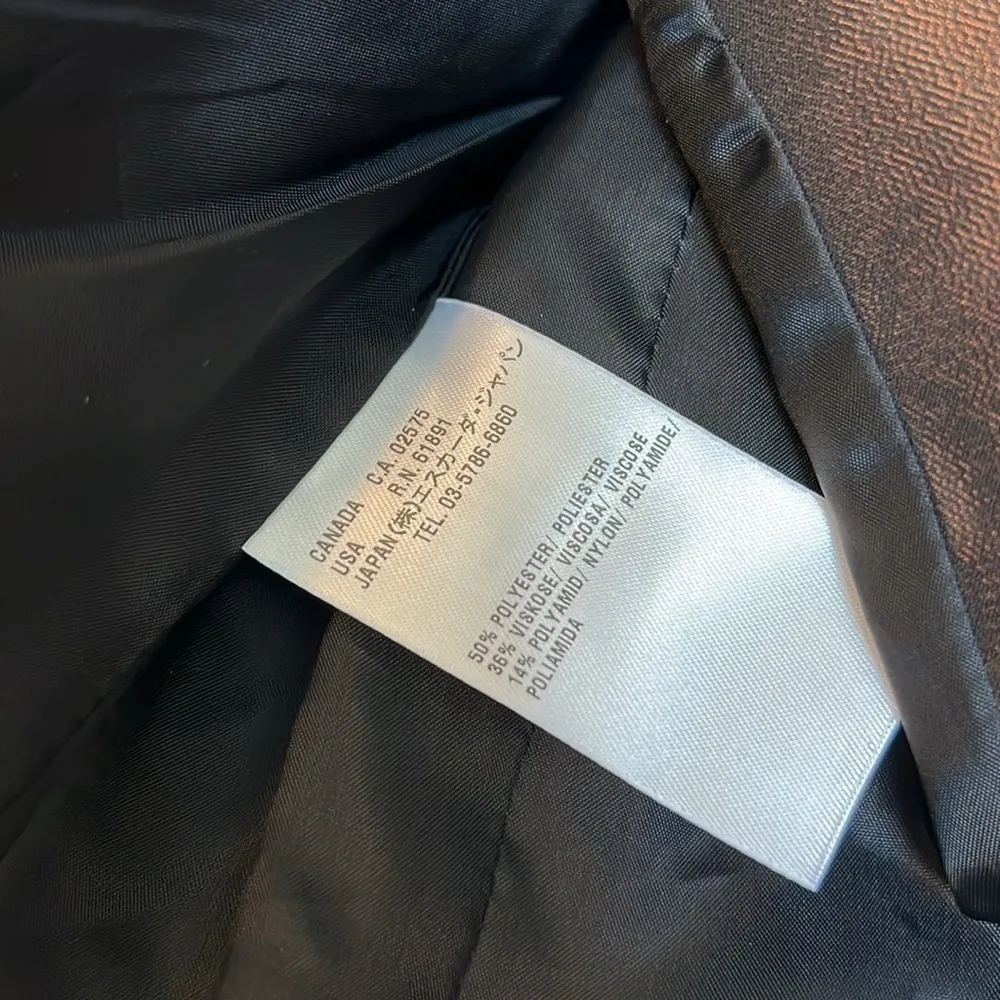 Escada Liquid Bronze Brown Structured Blazer Jacket Size 34 / 4 - Image 8