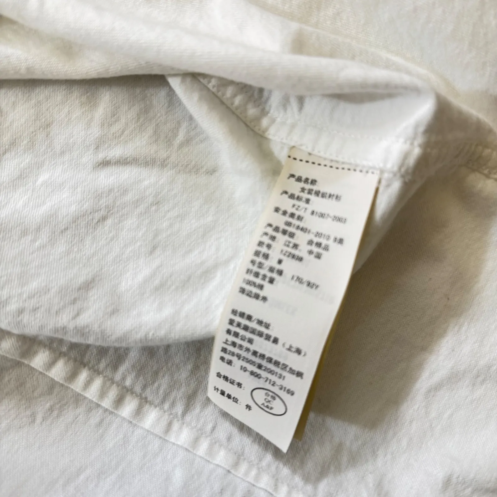 Y2K Abercrombie Fitch Classic White Button Down Shirt Embroidered Moose Logo M - Image 5