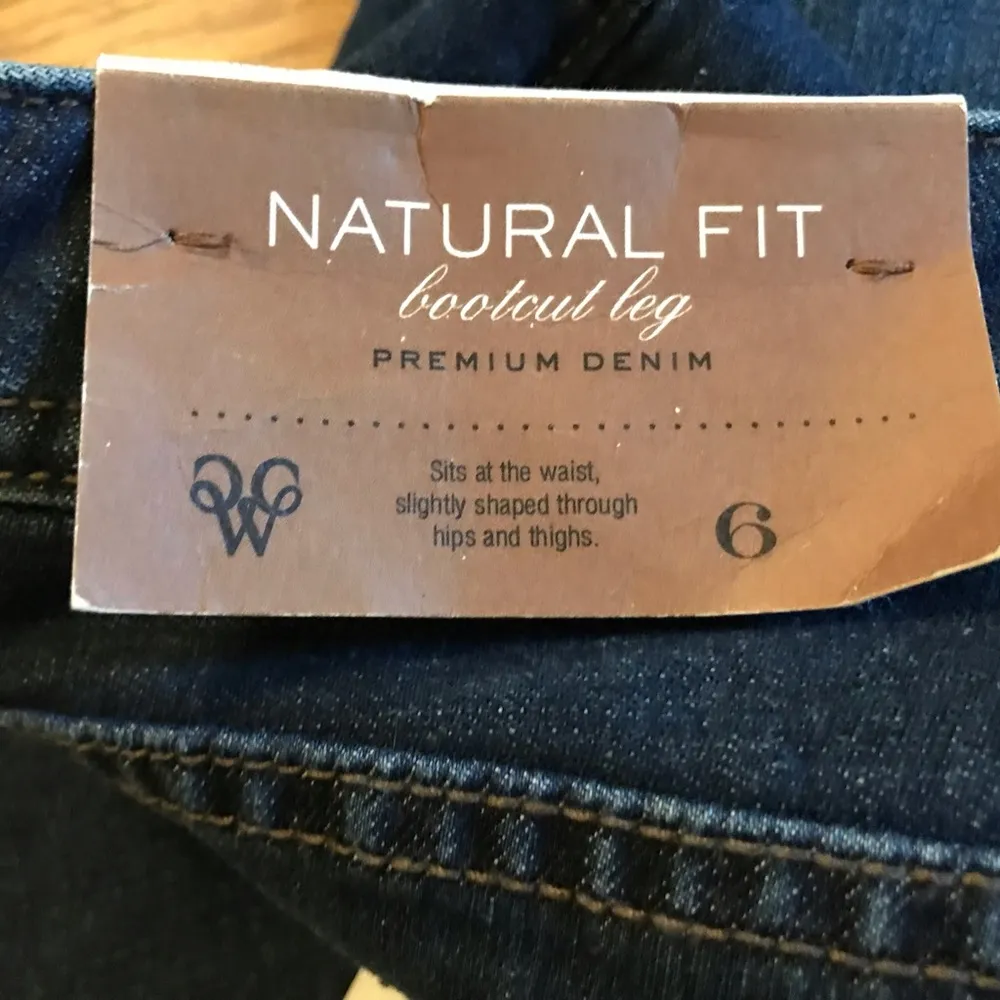 Coldwater creek natural fit boot cut jeans size 6 - Image 14