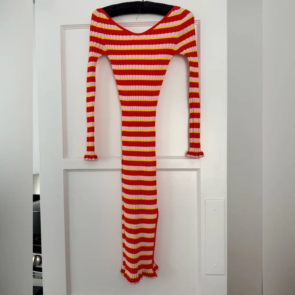 Altuzarra Socorro Striped Midi Dress - XS - Image 5