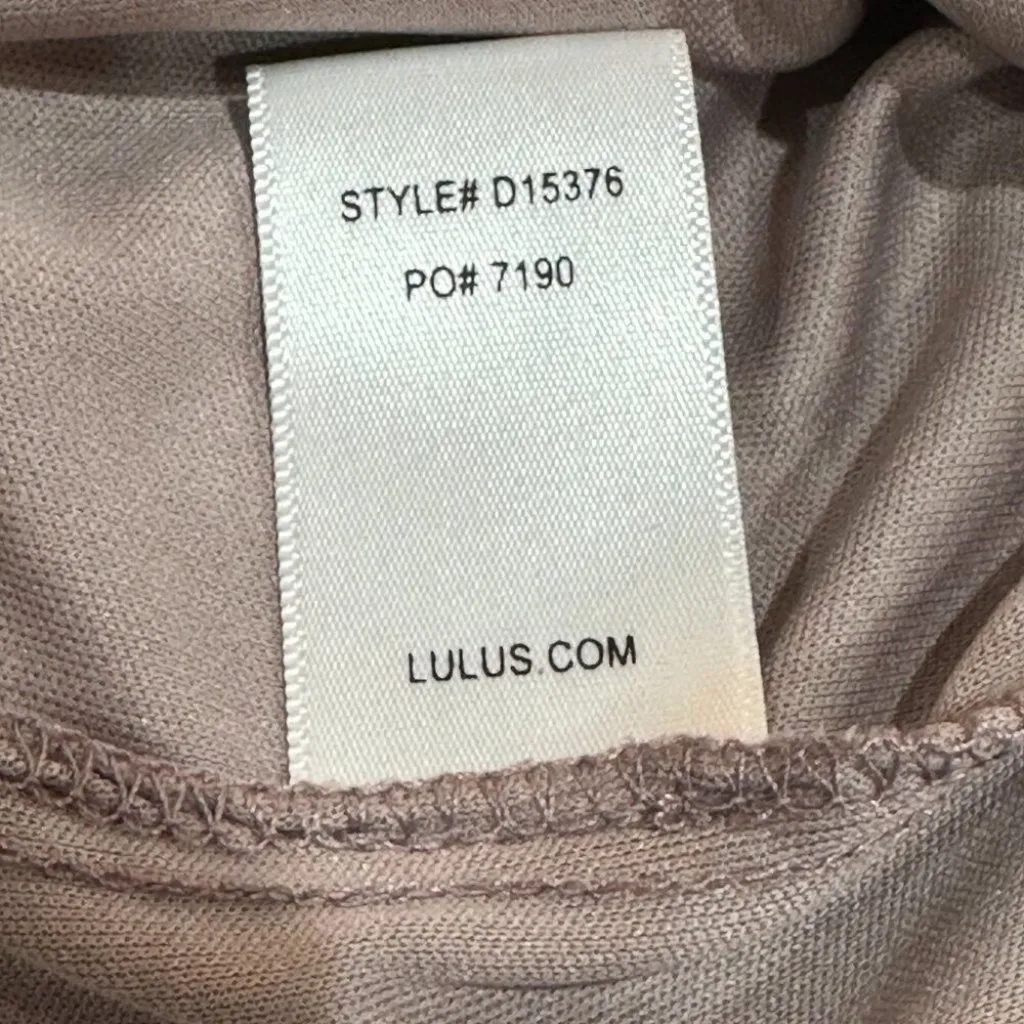 Lulus Air‎ of Romance Taupe Maxi Dress Style# D15376 Size Medium Wedding Prom - Image 8
