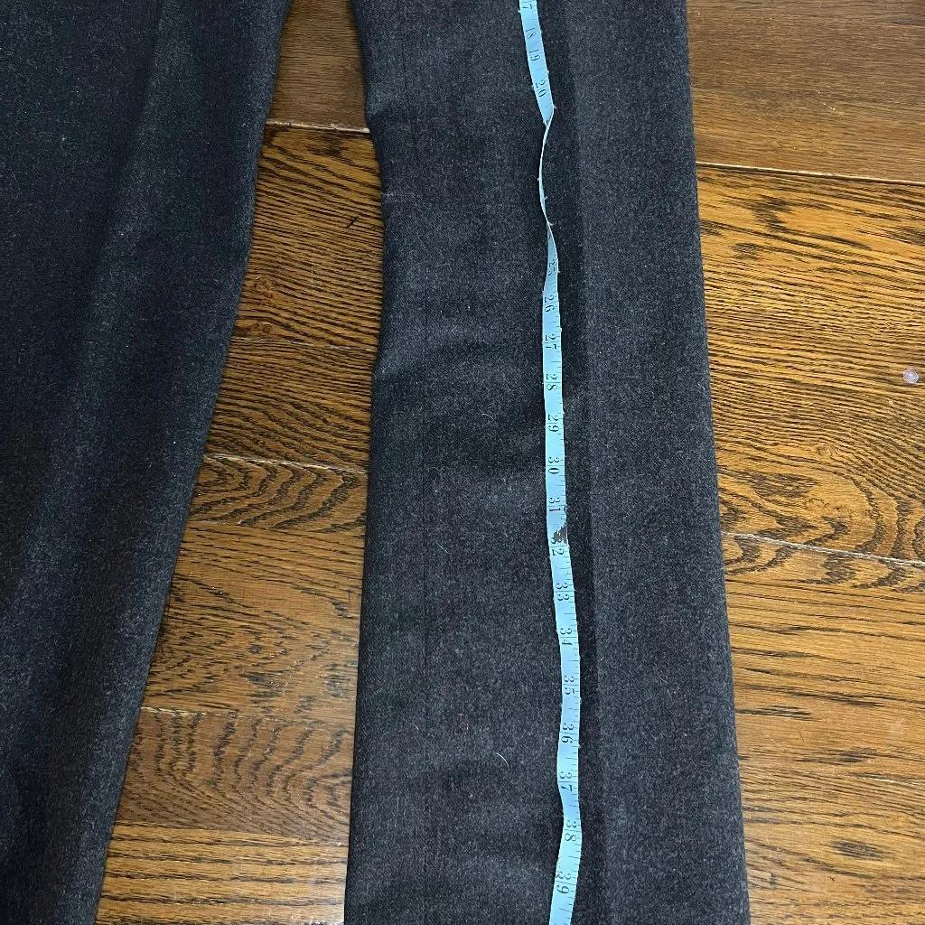 Ralph Lauren Grey Wool Straight Leg Dress Pants Womens Size 6 - Image 10