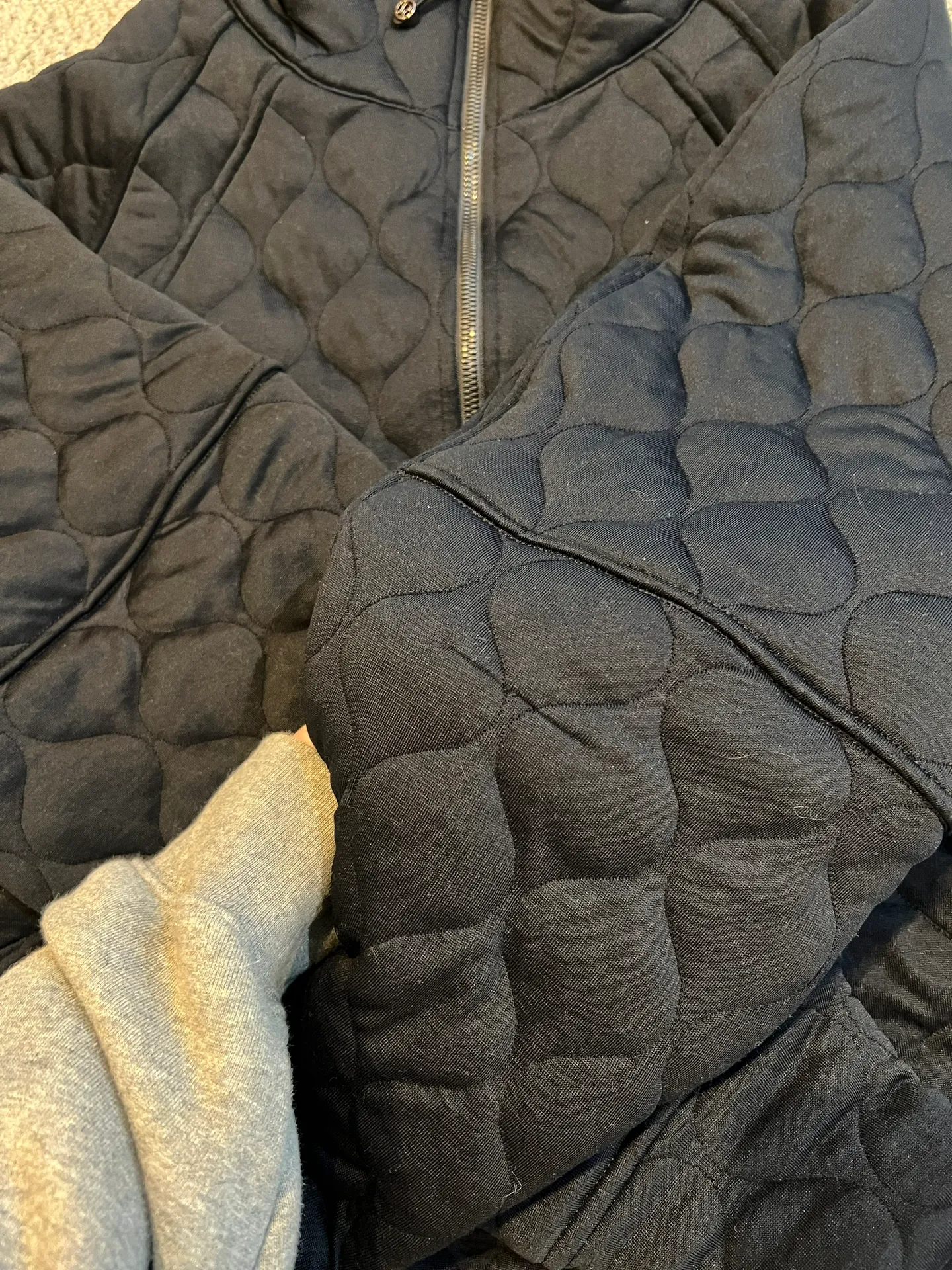 Quilted Half Zip Scuba - Image 6