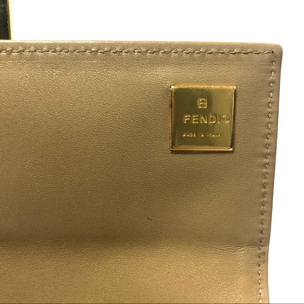 Fendi Zucca Coral Tri Fold Long Wallet Vintage in Box - Image 5