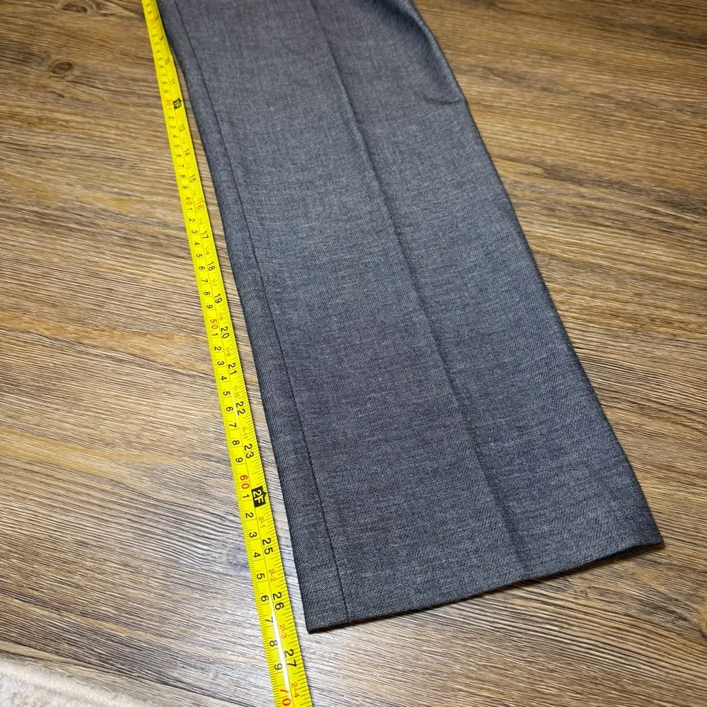 Ann Taylor Gray Straight-Leg Dress Pants Size 4 NWOT Work Office Wear - Image 11