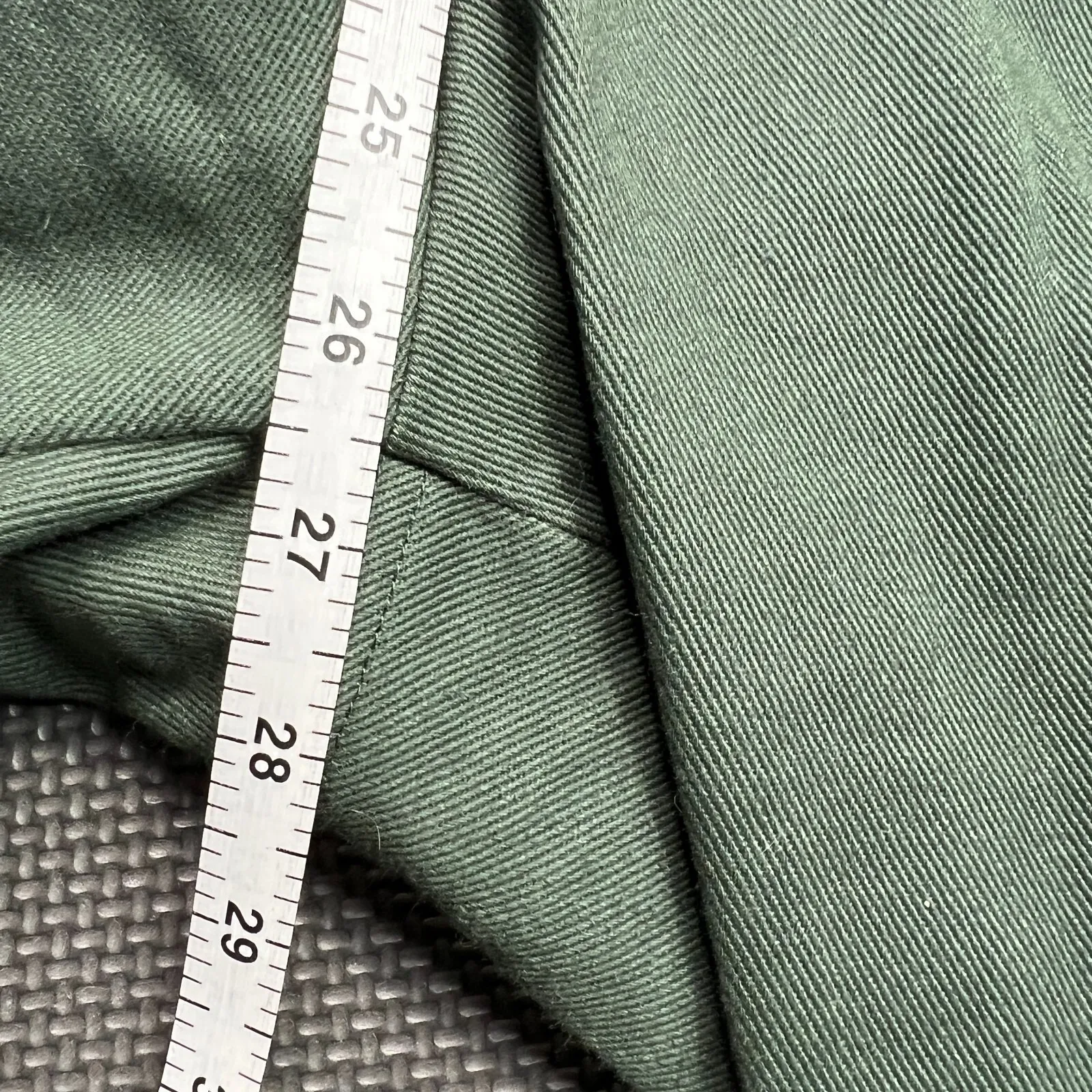 Wondery Outdoors Utility Jumpsuit Women's Medium Green Cargo Short Sleeve Zip - Image 13