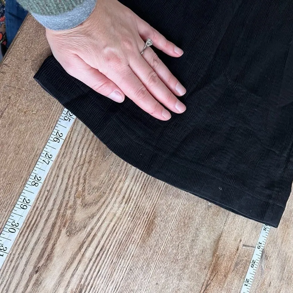 ASTR‎ ARDEN WIDE LEG black crepe ribbed JUMPSUIT large - Image 5