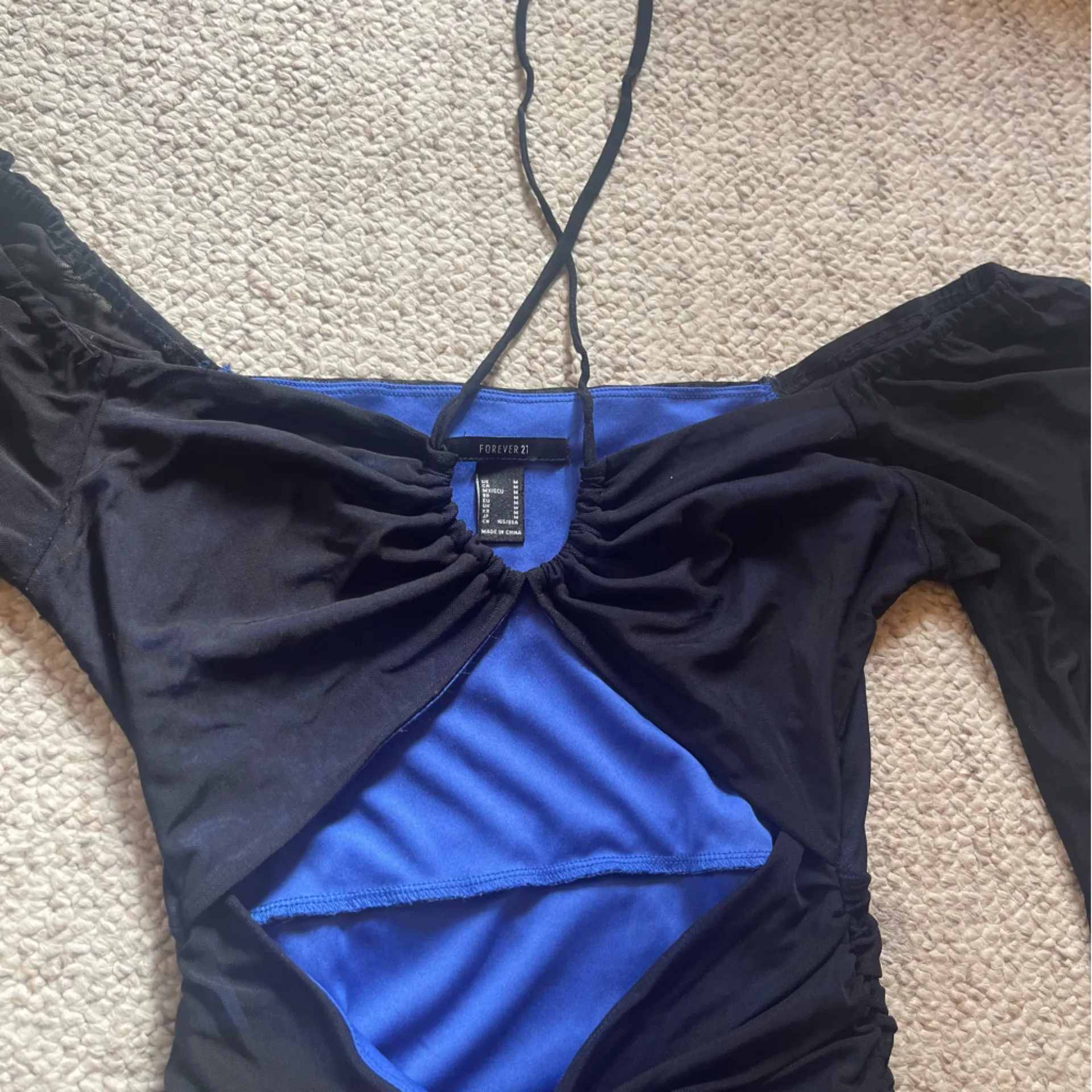 Forever 21 Mesh Black Dress - Image 4