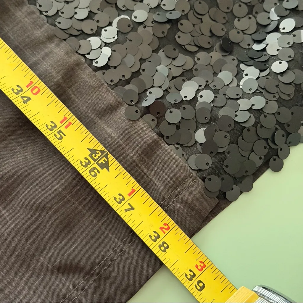 Simply Vera Vera Wang Sleeveless Black Sequined Dress Women’s Size 16 - Image 6