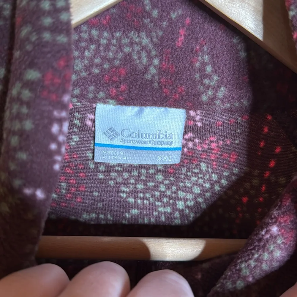 NWT Columbia Glacial IV Print 1/2-Zip Fleece Pullover Size XXL - Image 10