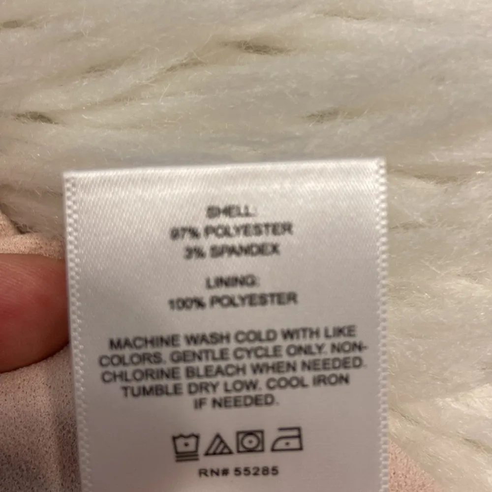 EXPRESS light pink  Tan Sleeveless Sheath Dress V-neck Cocktail size XS excellen - Image 6