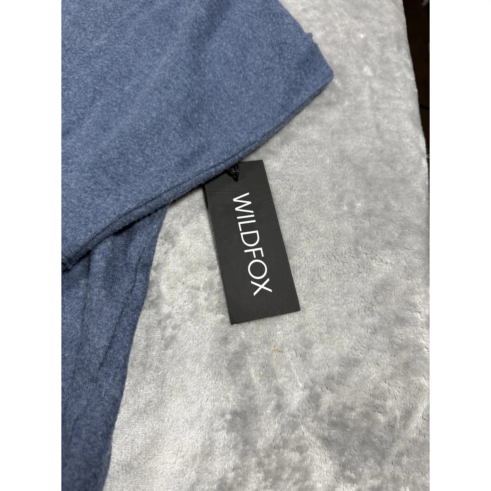 Wildfox Sweatshirt Womens Small Blue Rainbow Crewneck Pullover Graphic Soft New‎ - Image 3