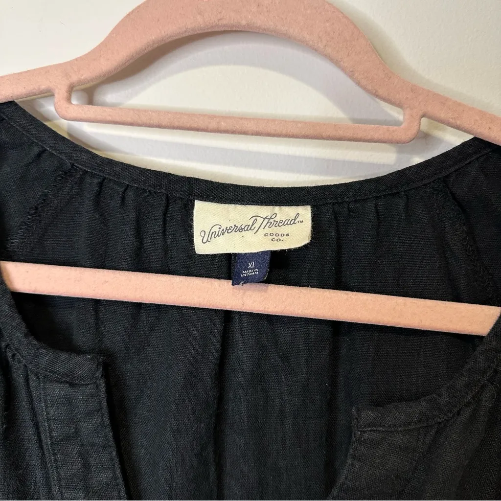 universal thread linen blend dress size extra large - Image 2