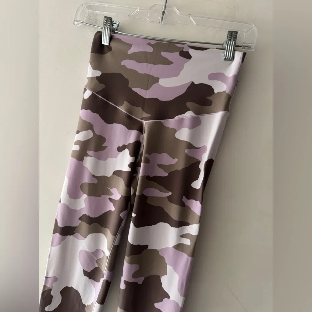 Aerie Real Me Buttery Soft Hi Rise 7/8 Purple Camo Leggings - Image 3