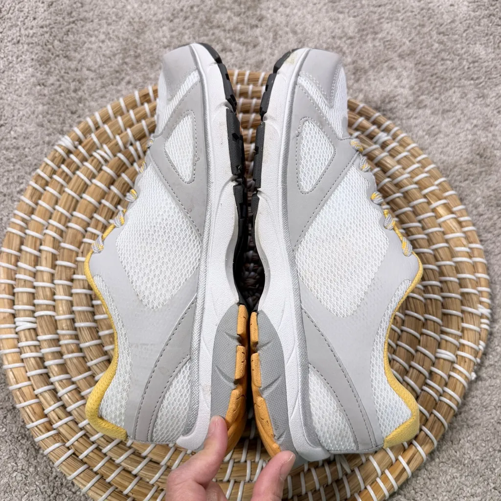 Vionic Women’s Tokyo Fitness Sneakers Walking Shoes Comfort in Yellow White 9 - Image 8