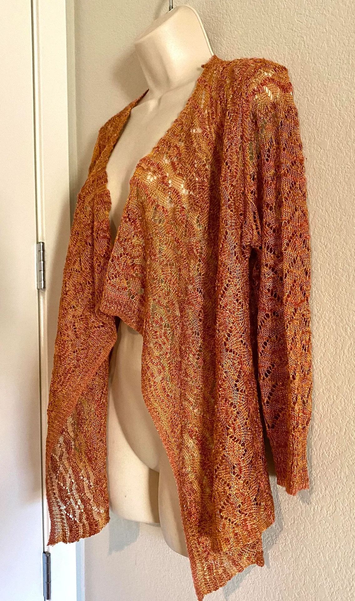 Ruby Rd Beautiful boho  knit cardigan. Sz M - Image 2