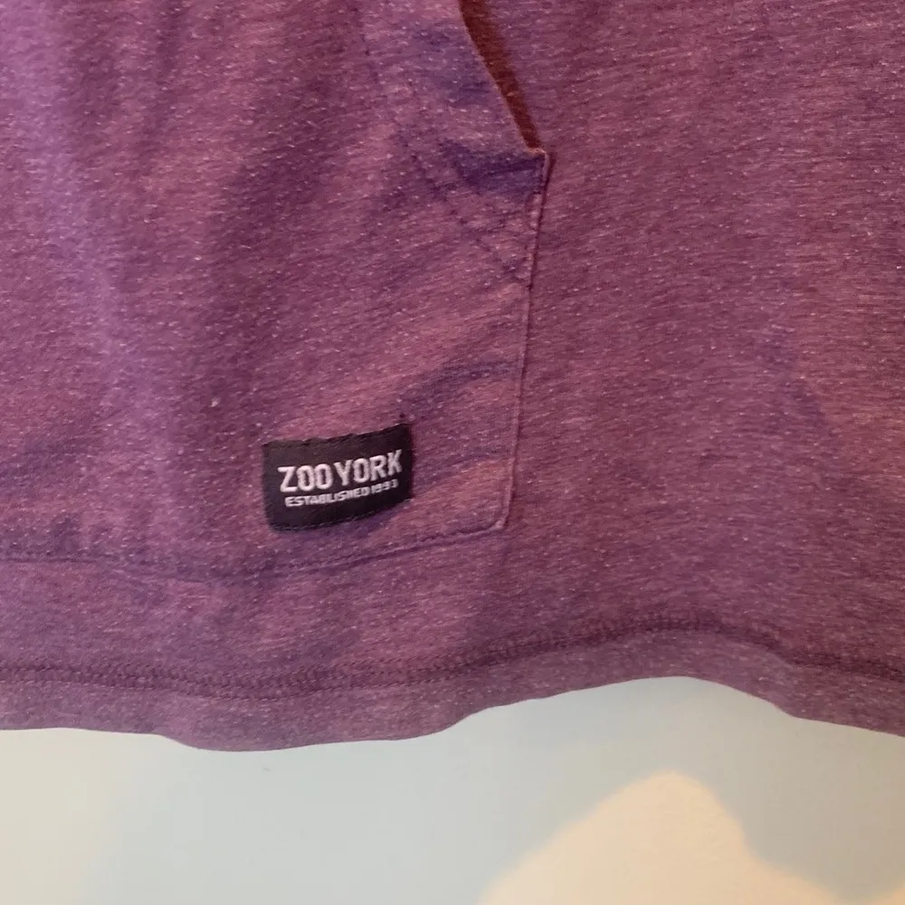 Zoo York Purple Hoodie Hooded Long Sleeve Casual Shirt Women’s XL Extra Large - Image 2