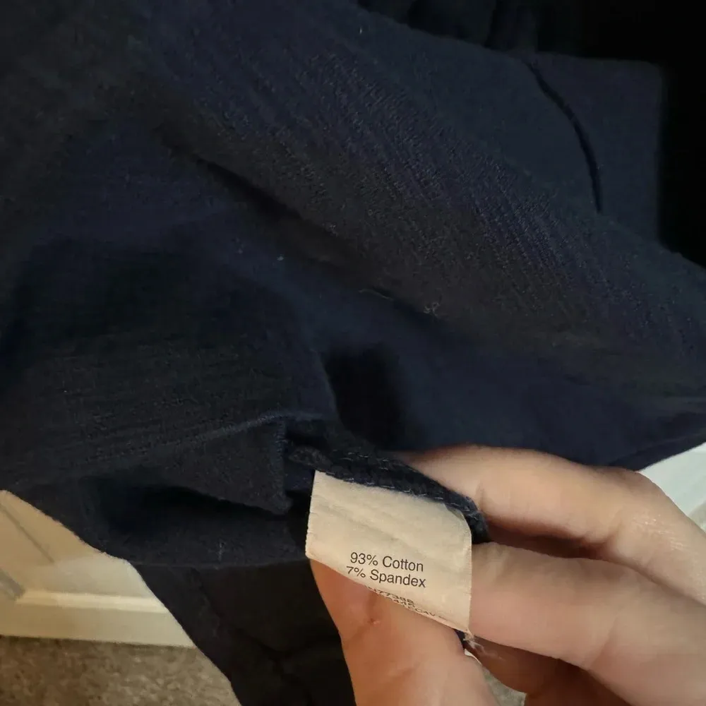 J Crew Navy Peplum Tank Top - Image 6