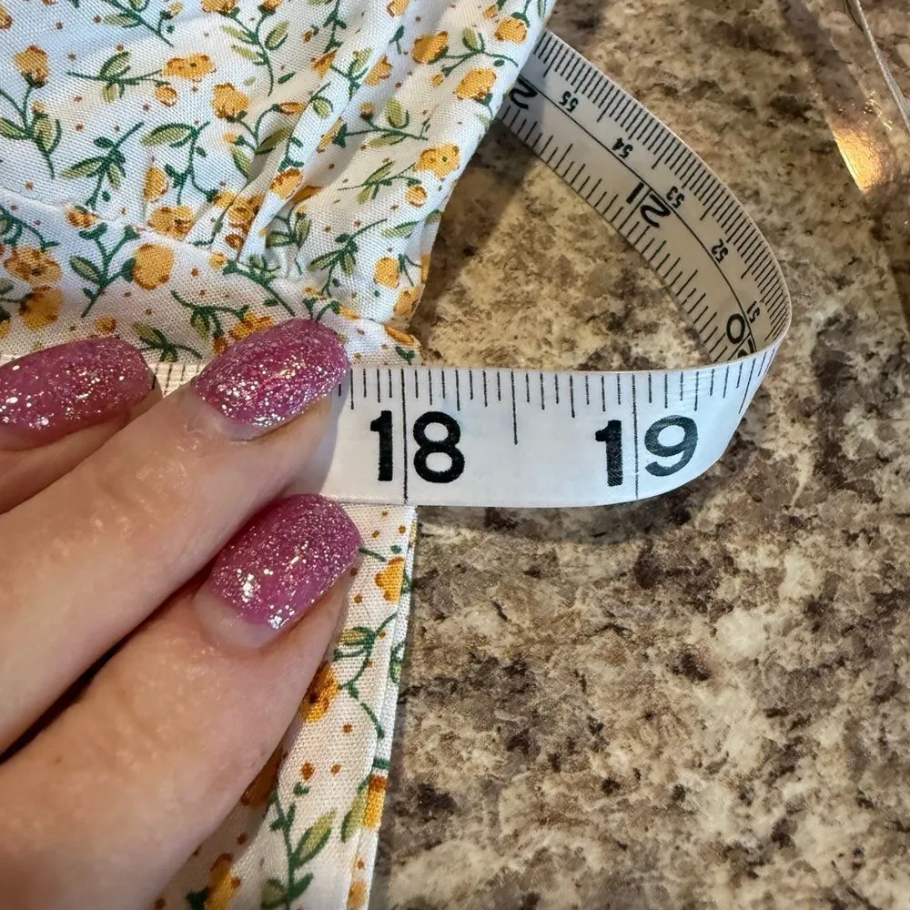 NWT sokie collective the mini floral dress Yellow - Image 8