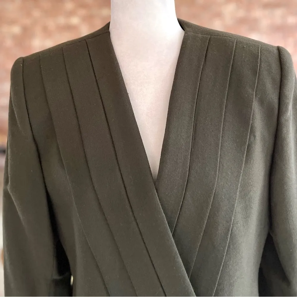 John Meyer of Norwich Blazer Vintage Jacket Forest Green 10 Work Office Job - Image 2