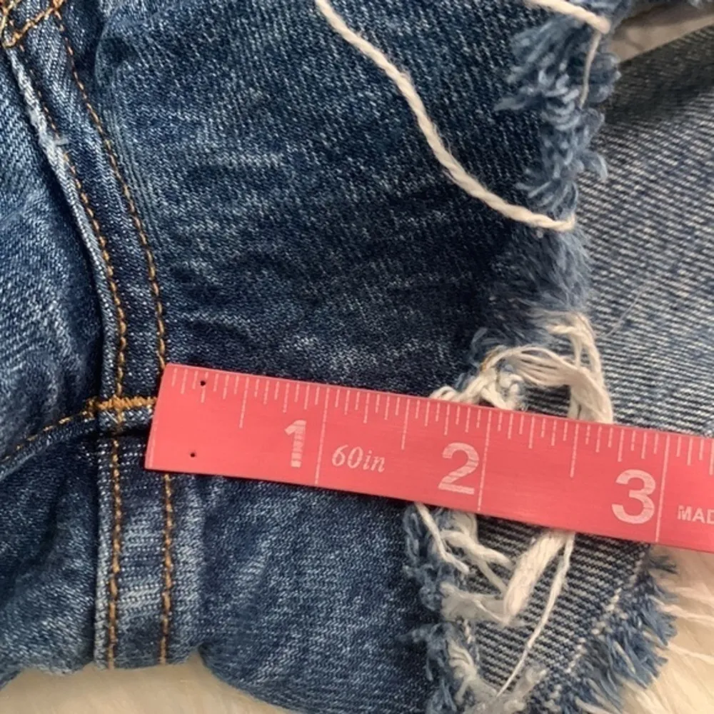 Levi’s 501 selvedge White Oak Cone denim raw hem button fly shorts 29 - Image 8