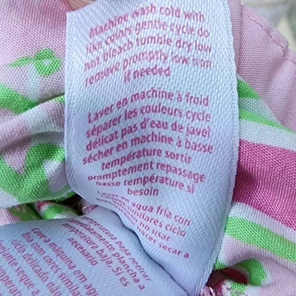 Lilly Pulitzer Floral Print Drawstring Pajama Bottoms Small - Image 5