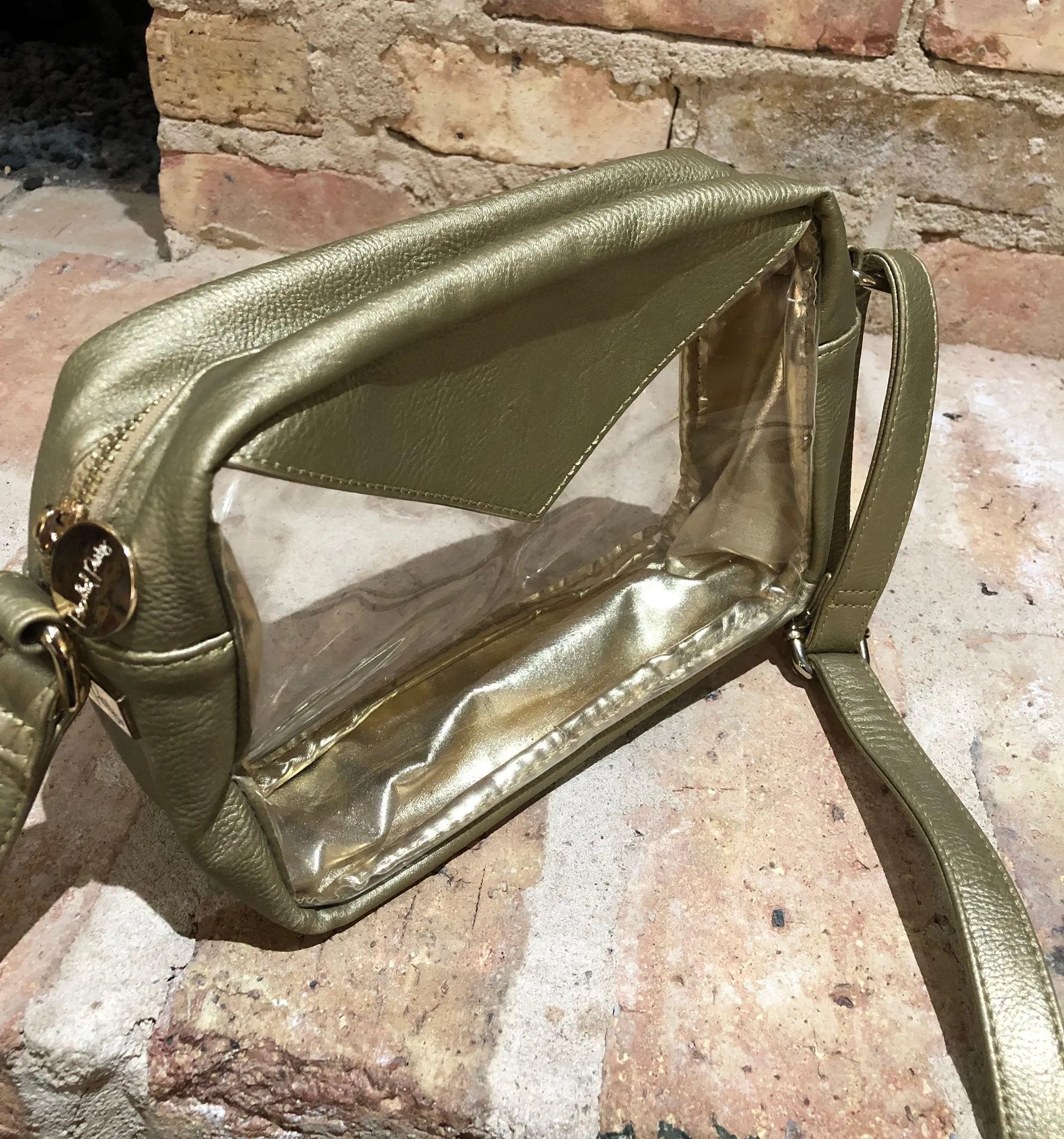 Packed Party Clear Gameday Purse Gold - Image 3