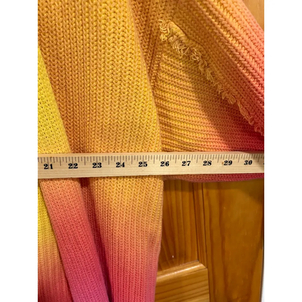 Free People Come Together Ombré Oversized Duster Cardigan in Mai Tai Combo - Image 6